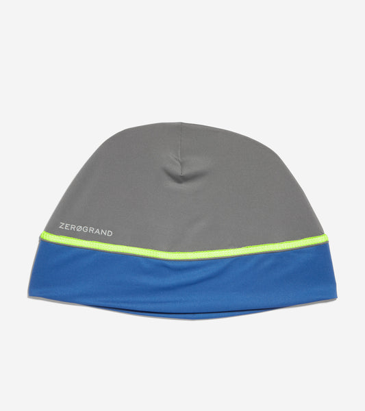 F12103-Stretch Run Beanie-Grey-Blue