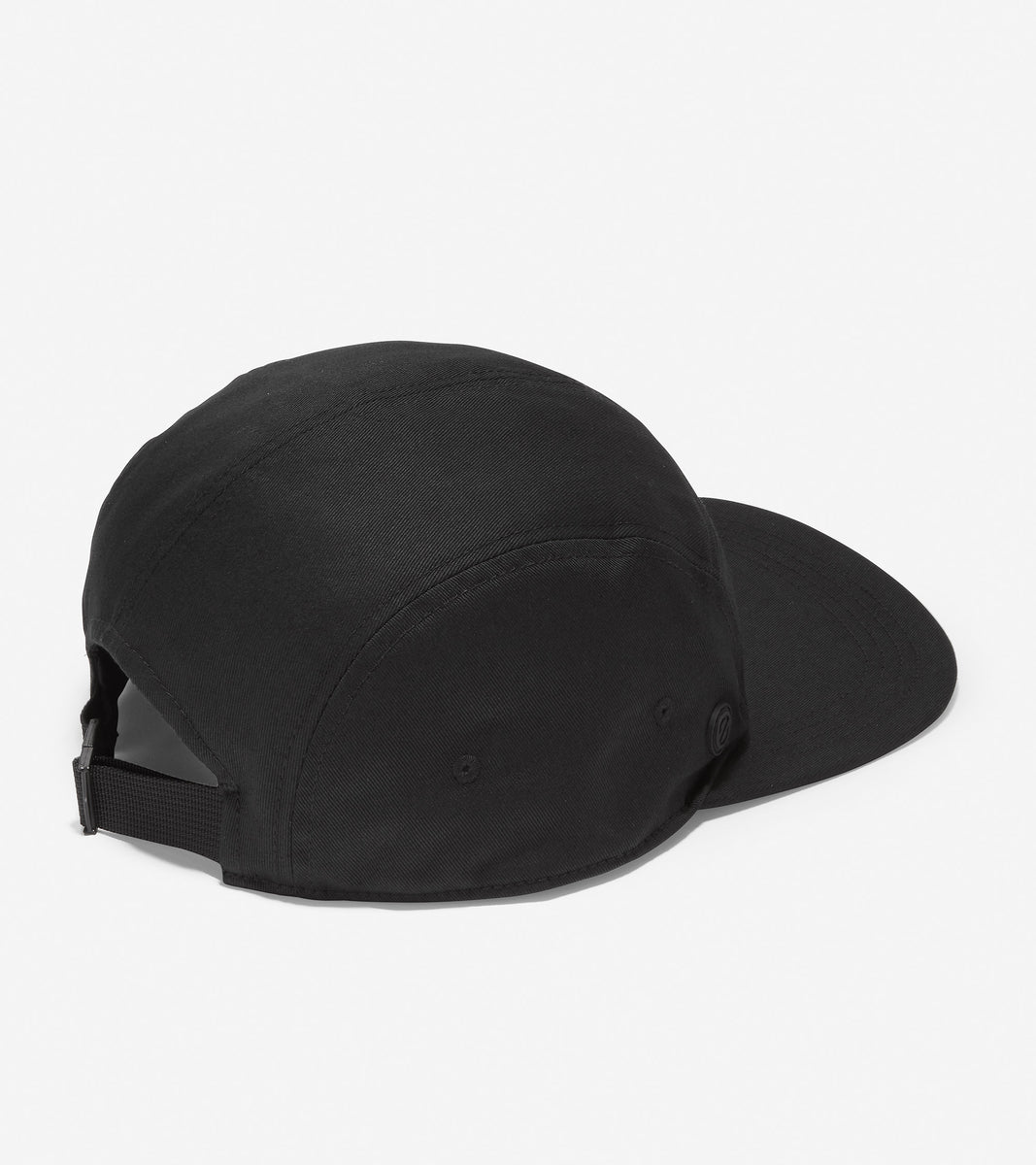 f12184-ZERØGRAND Split Front Baseball Hat-Black
