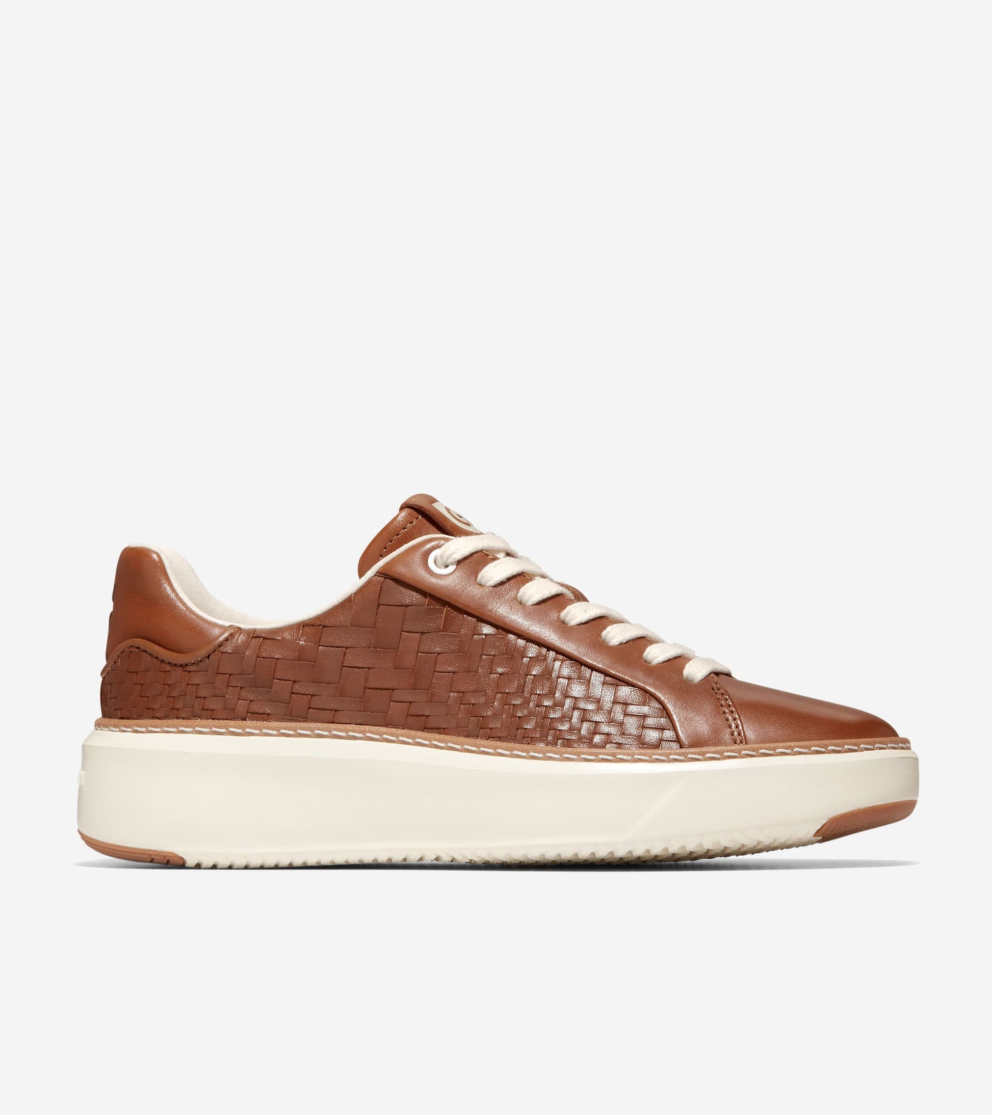 w29022-Women's GrandPrø Topspin Sneaker-Woven Pecan-Optic White