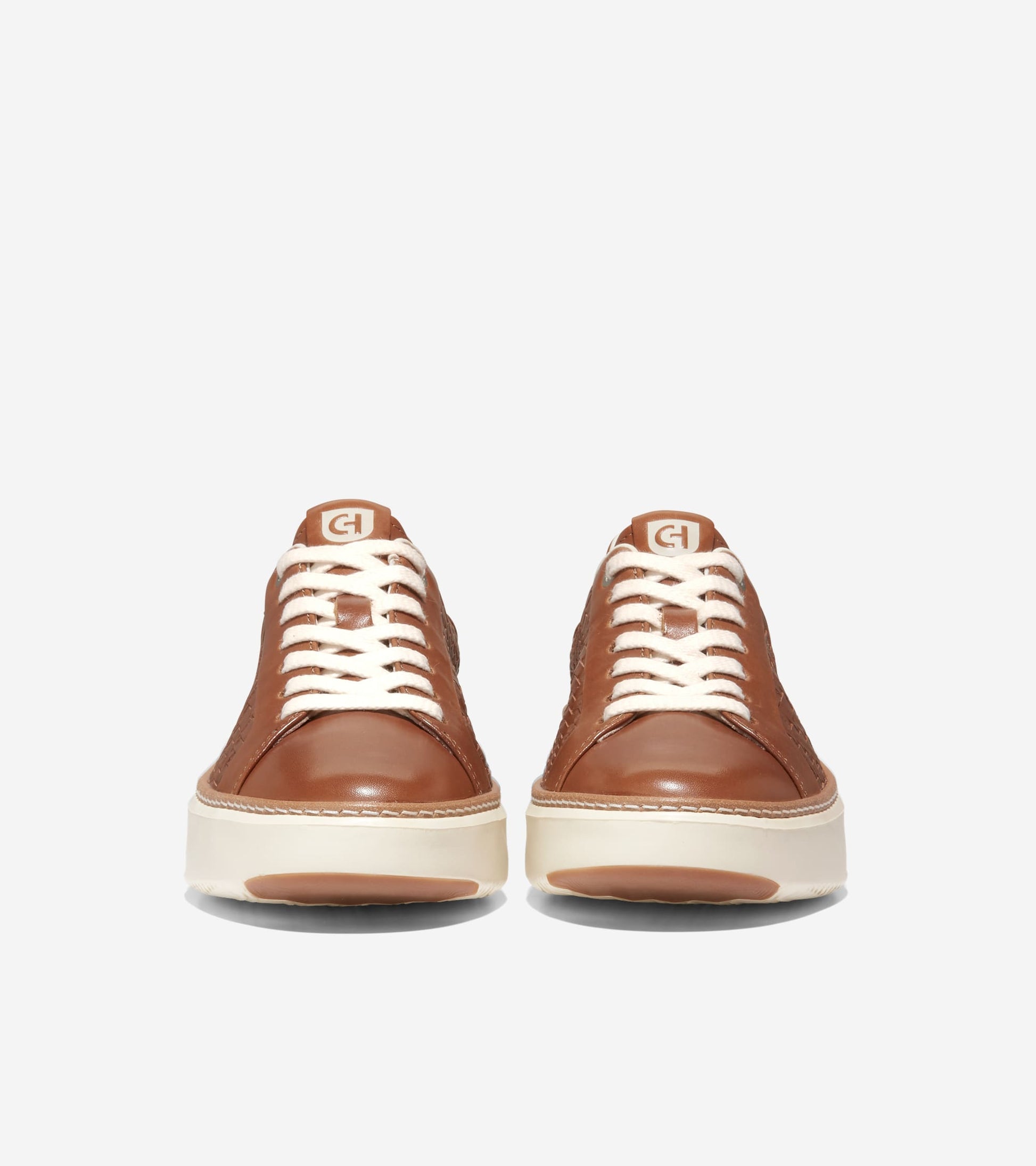 w29022-Women's GrandPrø Topspin Sneaker-Woven Pecan-Optic White