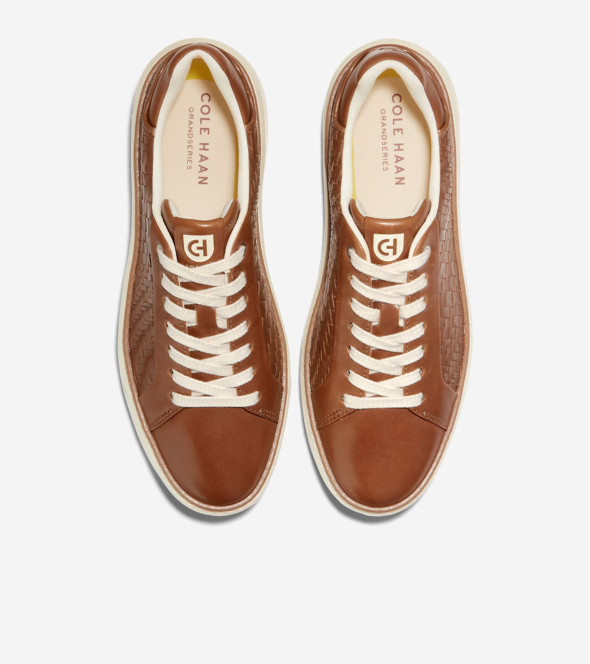 w29022-Women's GrandPrø Topspin Sneaker-Woven Pecan-Optic White