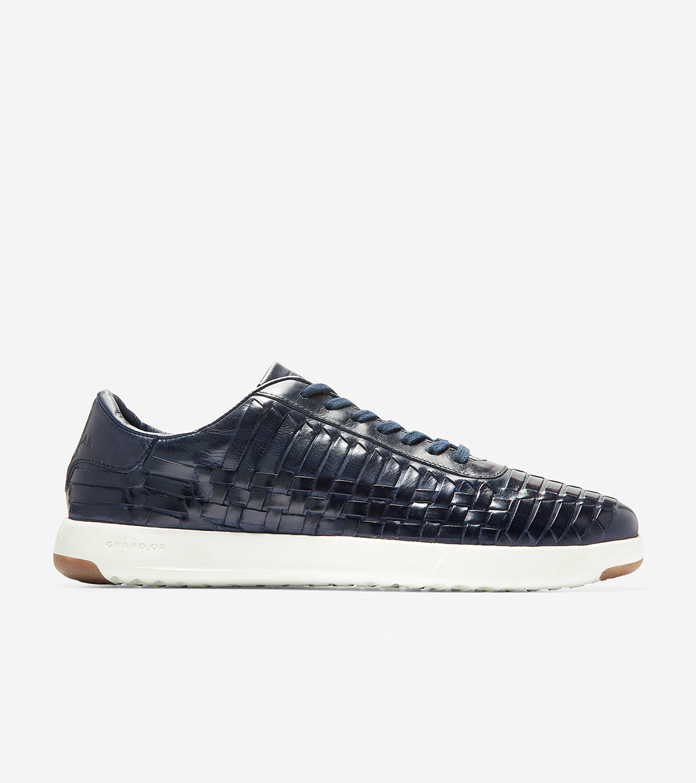 ColeHaan-Grandprø Tennis Hurrache Sneaker-c27279-Navy