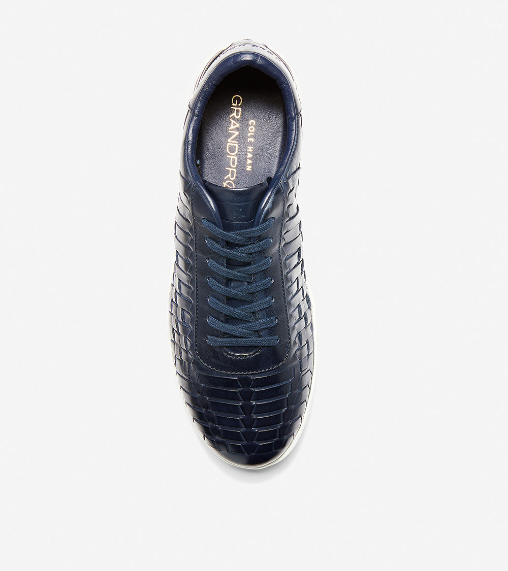 ColeHaan-Grandprø Tennis Hurrache Sneaker-c27279-Navy