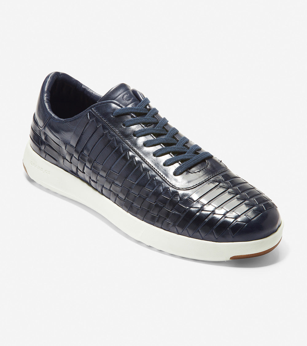 ColeHaan-Grandprø Tennis Hurrache Sneaker-c27279-Navy