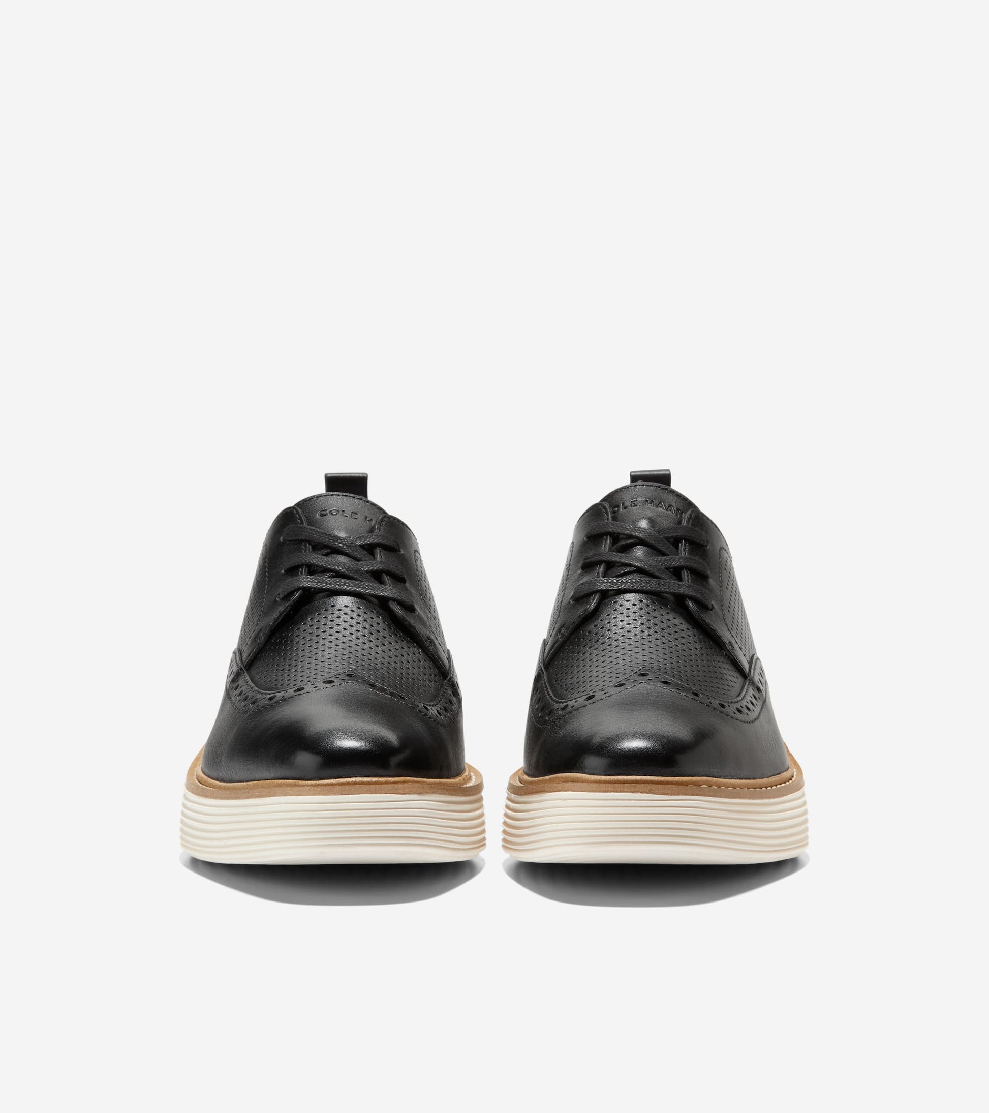 w28349-Women's ØriginalGrand Platform Wingtip Oxford-Black-Ivory