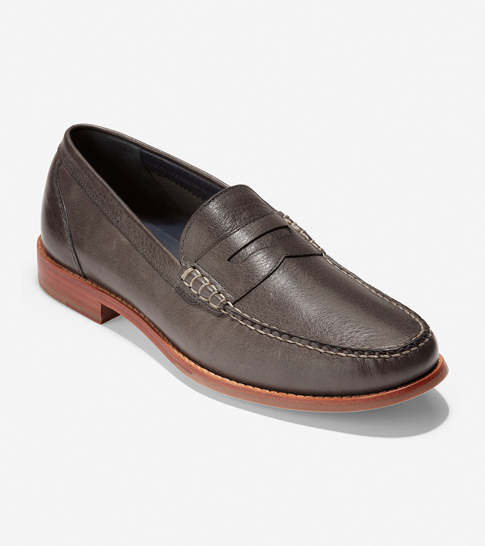 ColeHaan-Pinch Grand Classic Penny Loafer -c27650-Gray