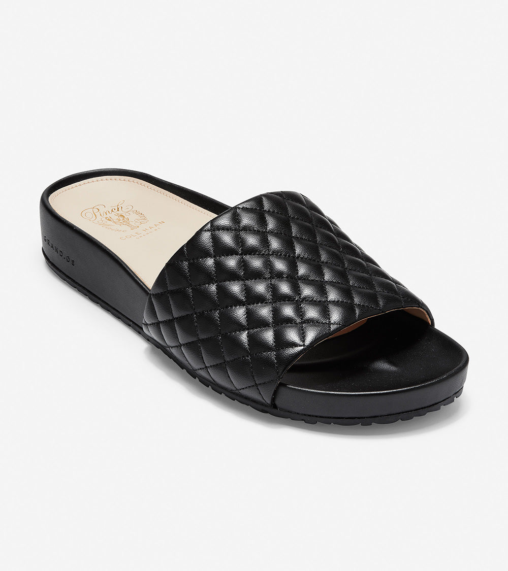 ColeHaan-Pinch Montauk Slide-w11281-Black