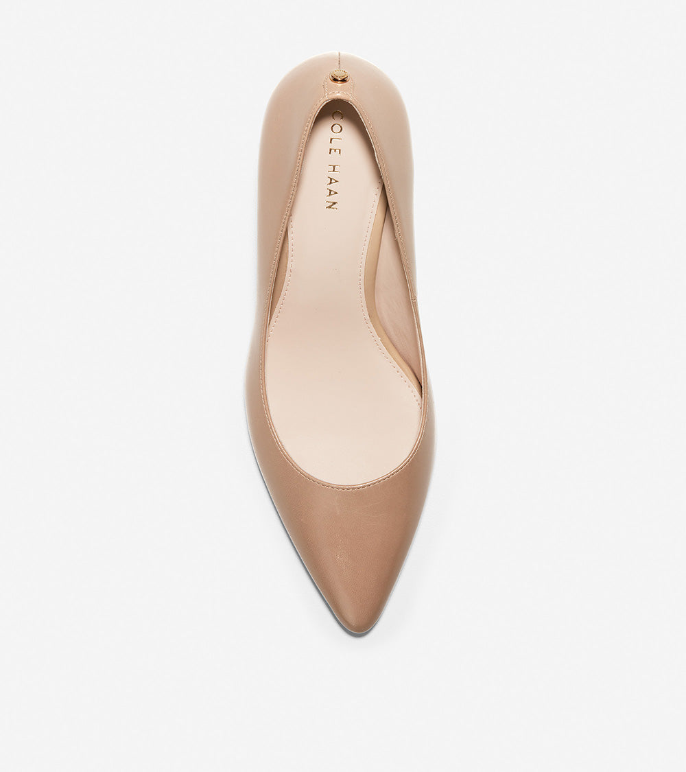 ColeHaan-Gemma Logo Pump -w10376-Tan