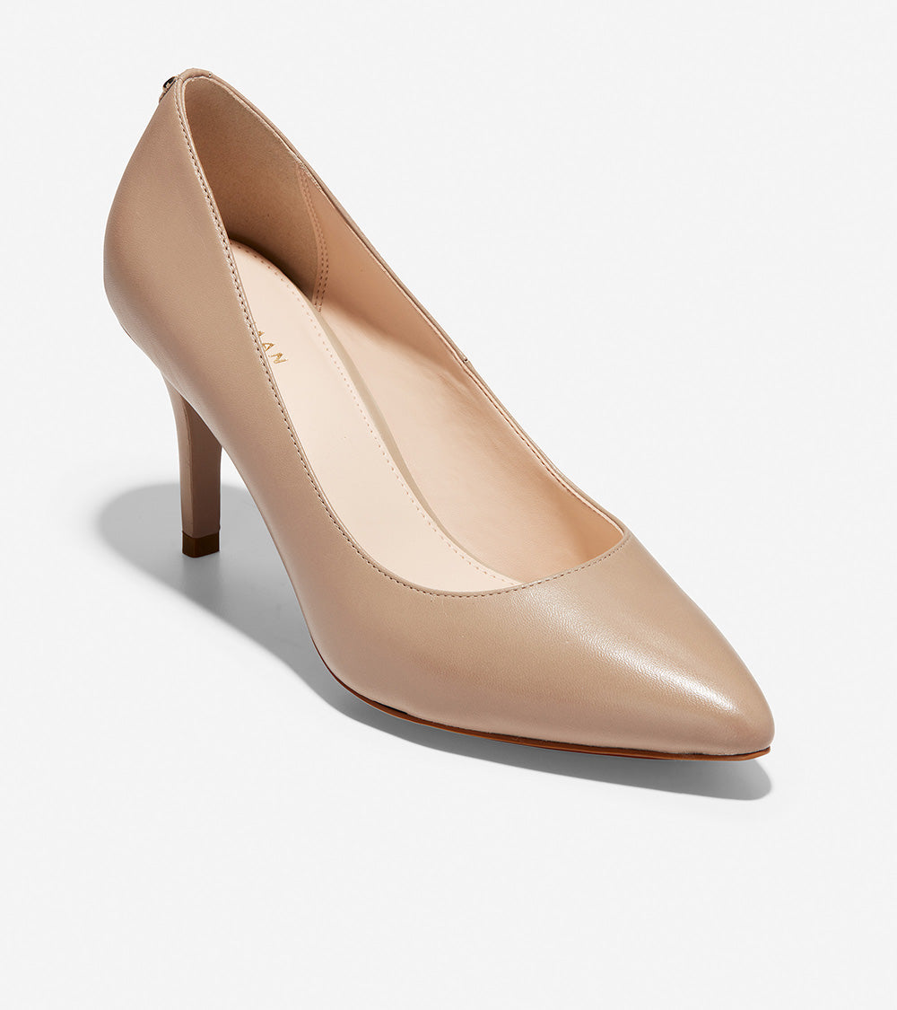 ColeHaan-Gemma Logo Pump -w10376-Tan