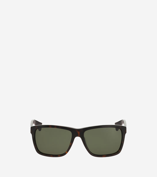 ColeHaan-Modified Rectangle Sunglasses-sg1019-Dark Tortoise