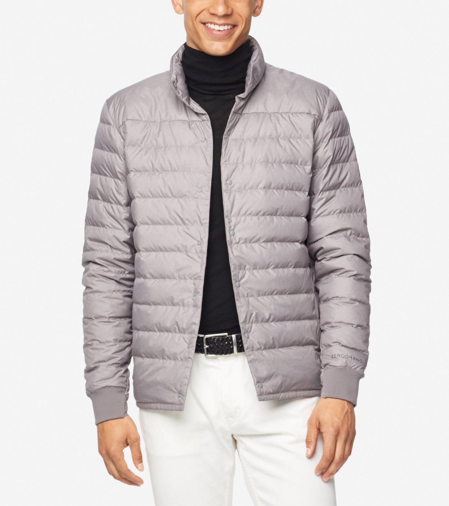 ColeHaan-ZERØGRAND Insulated Short Jacket-t40153-Cloudburst