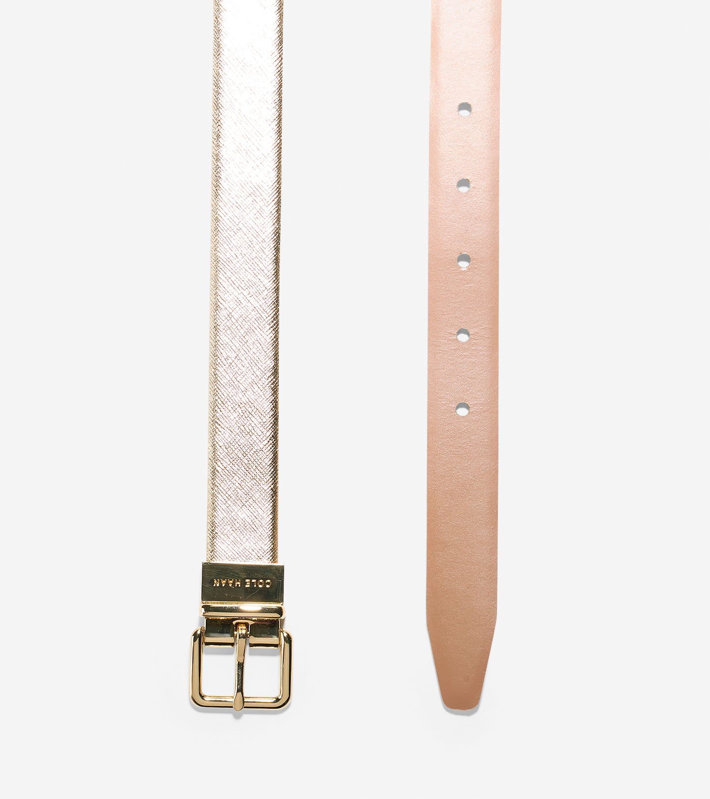 ColeHaan-Reversible Dress Leather Belt-u00620-Gold-maple Sugar