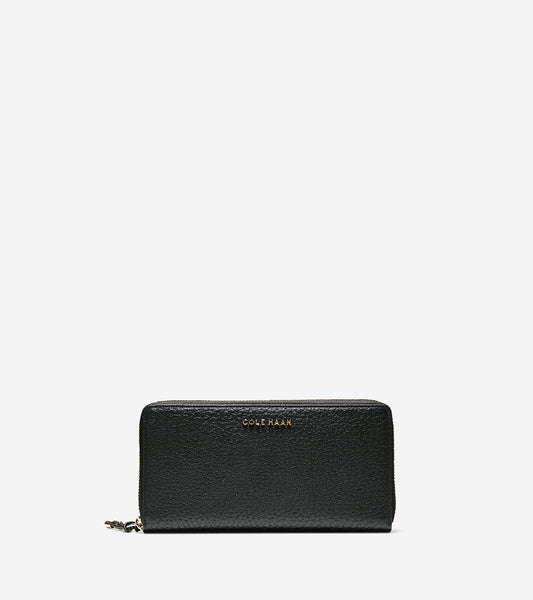 ColeHaan-Adeline Continental Zip Wallet-u00692-Black