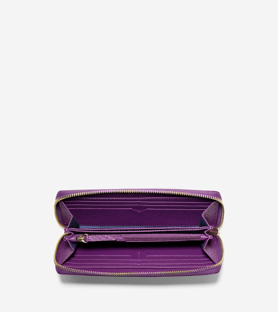ColeHaan-Adeline Continental Zip Wallet-u00694-Violet