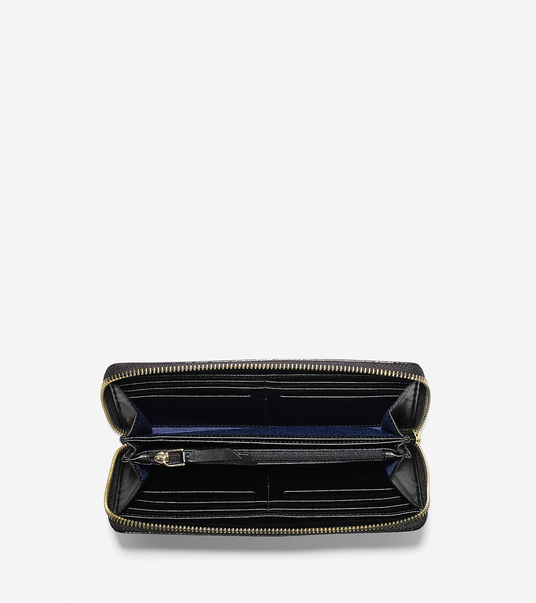 ColeHaan-Eva Continental Zip Wallet-u00709-Black