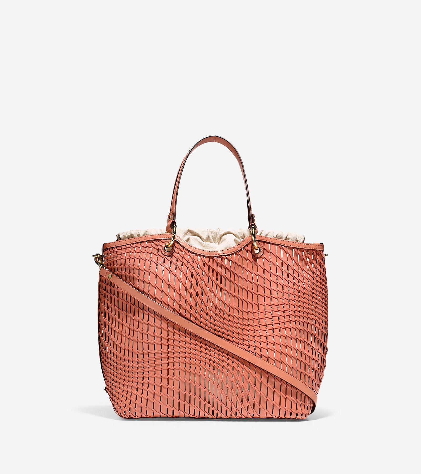 ColeHaan-Genevieve Open Weave Tote-u01997-Nectar