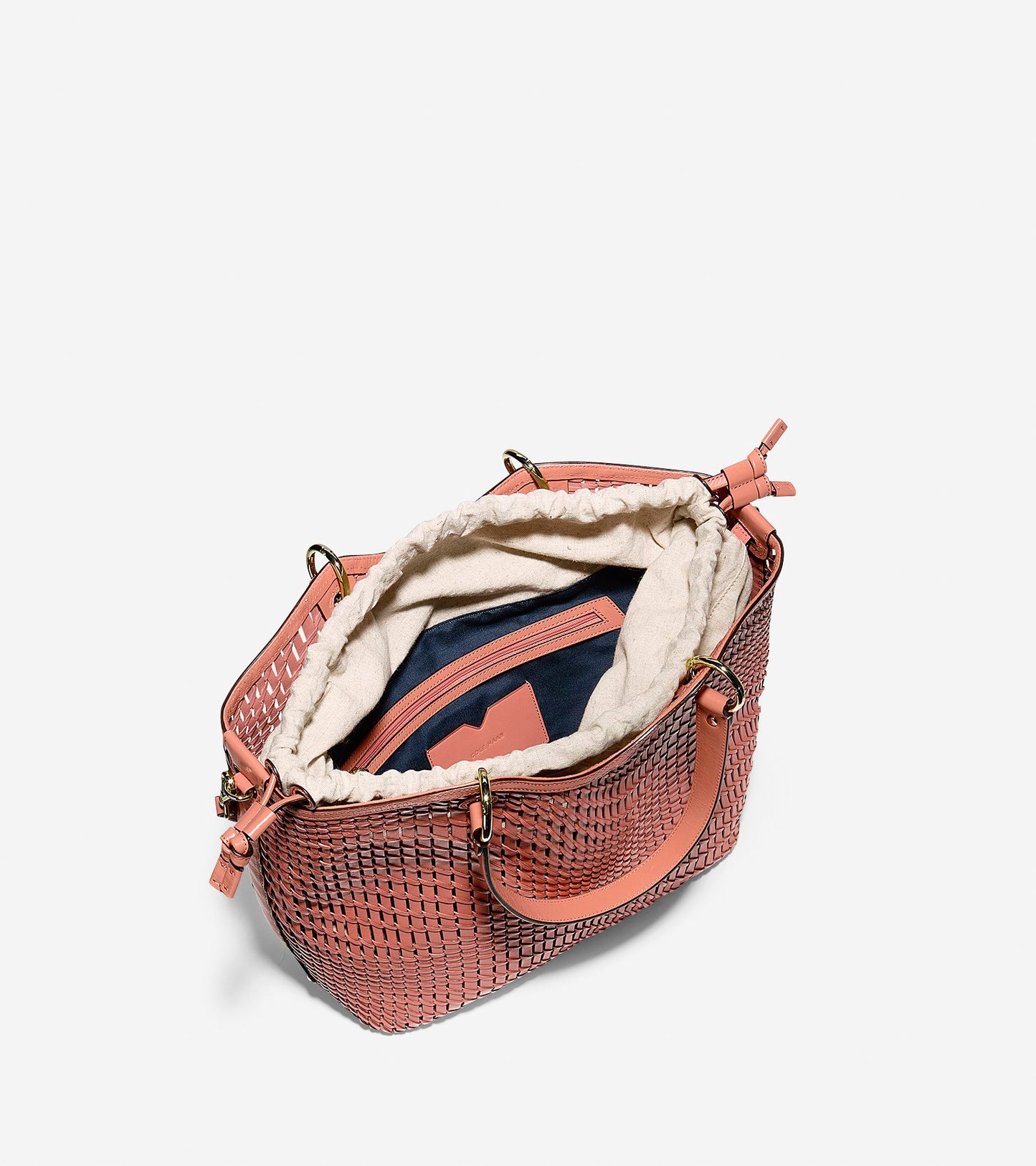 ColeHaan-Genevieve Open Weave Tote-u01997-Nectar