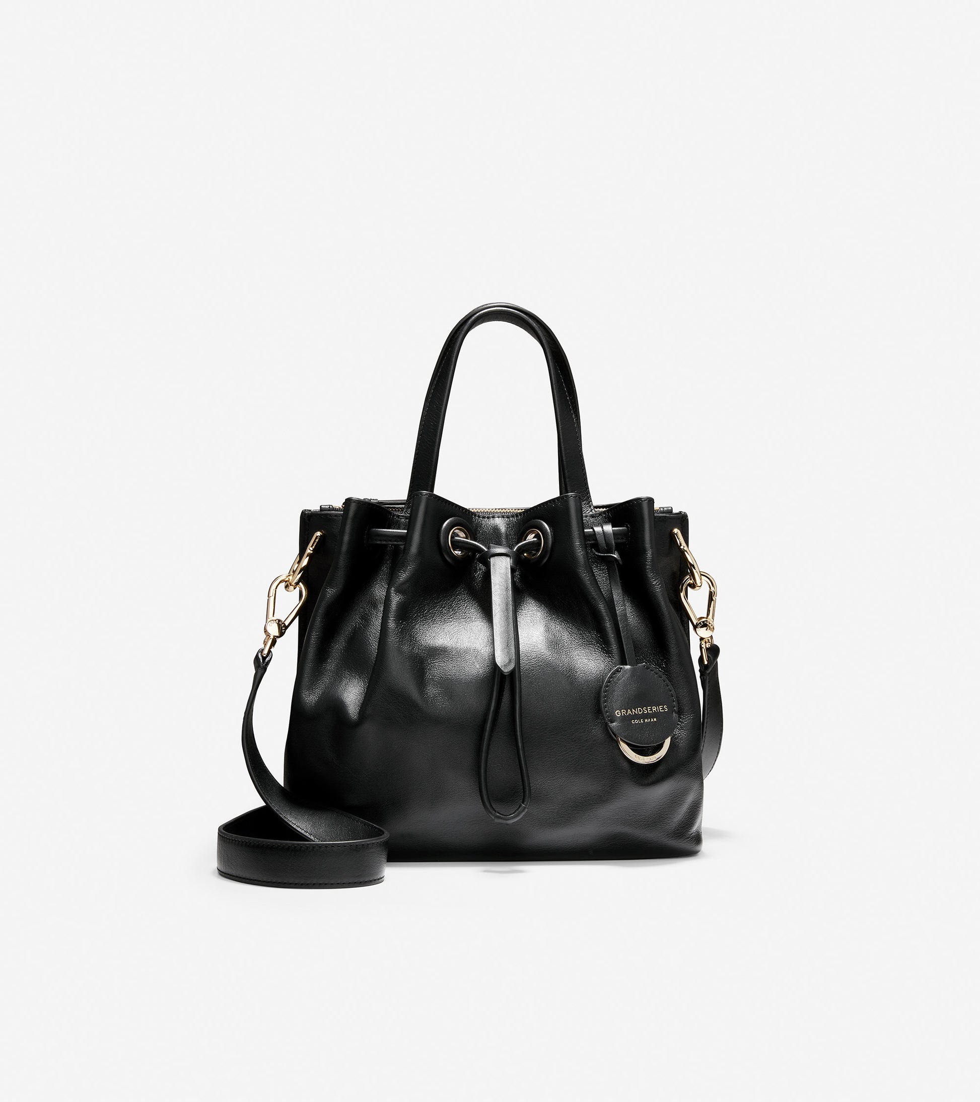 ColeHaan-Grand Ambition Small Bucket Bag-u04145-Black