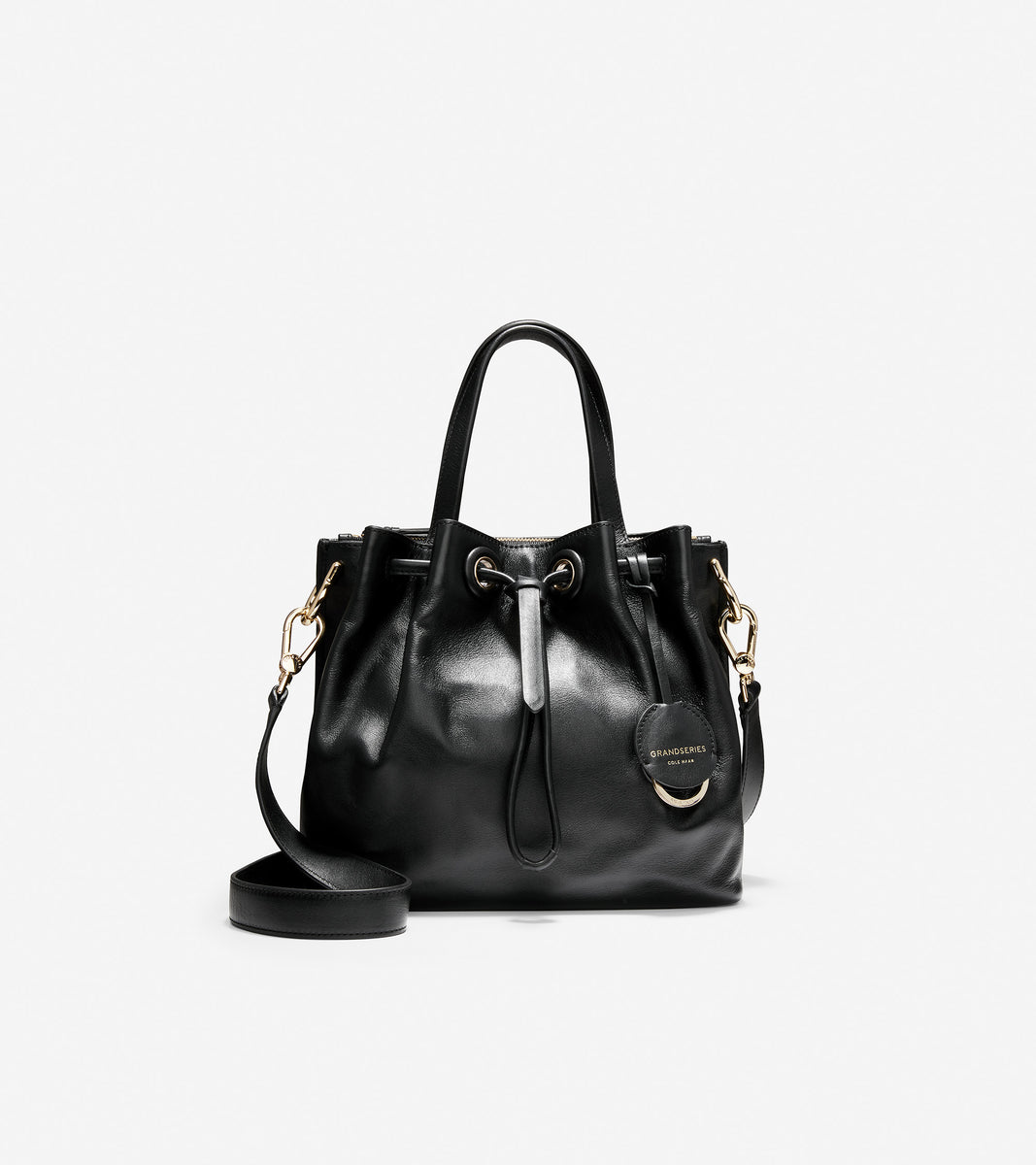 ColeHaan-Grand Ambition Small Bucket Bag-u04145-Black