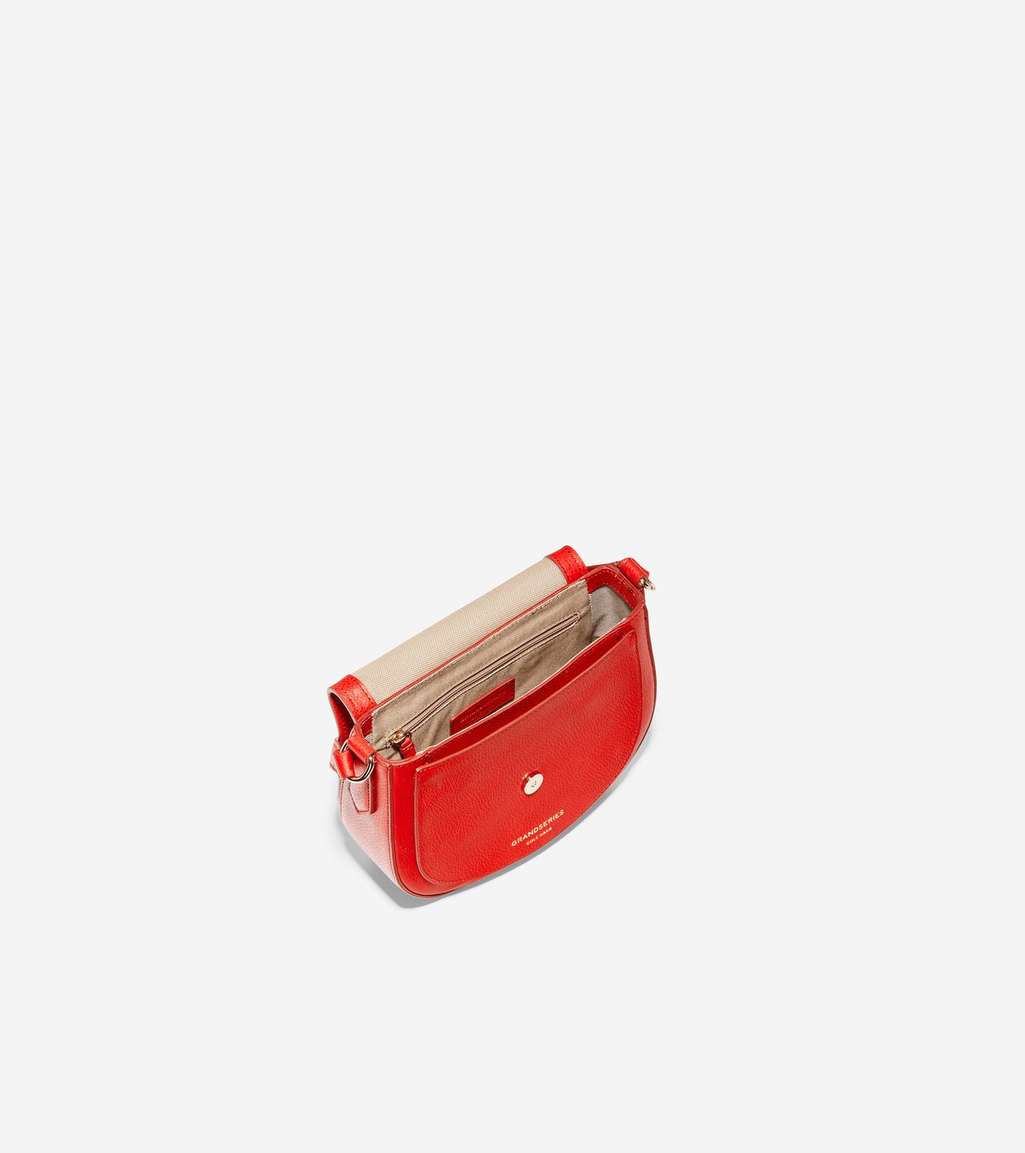 ColeHaan-Flap Crossbody-u04187-Red Dahlia