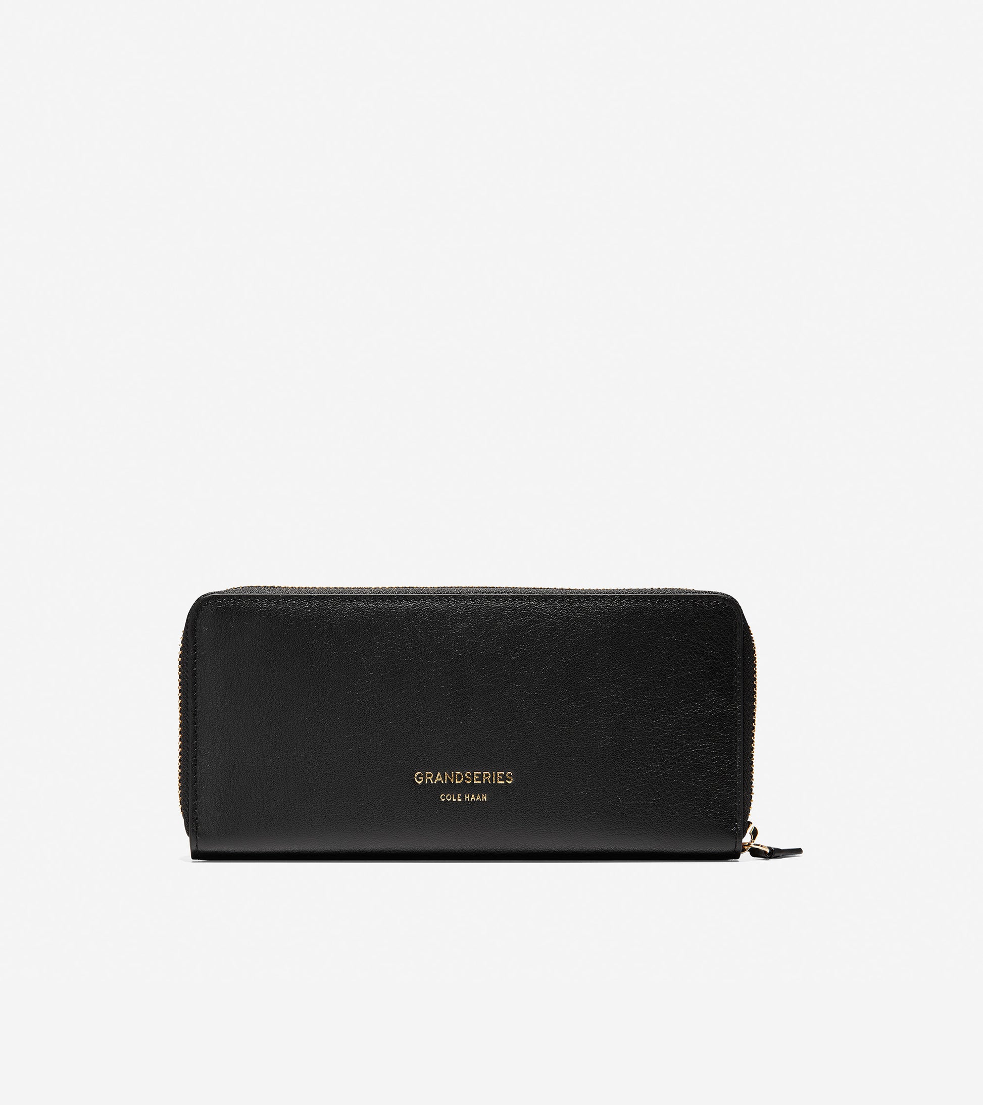 ColeHaan-GRANDSERIES Zip Around Continental Wallet-u04217-Black