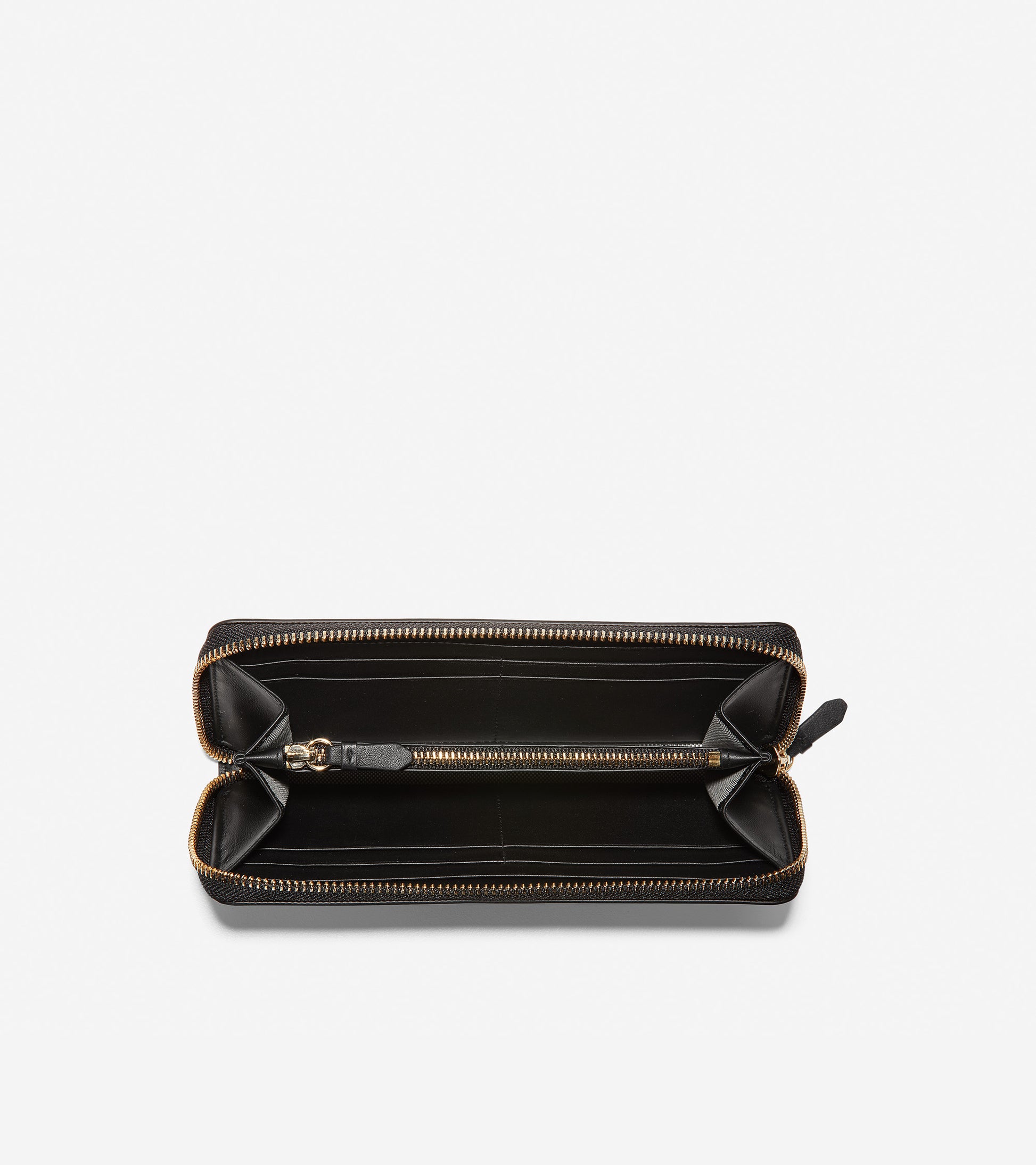 ColeHaan-GRANDSERIES Zip Around Continental Wallet-u04217-Black