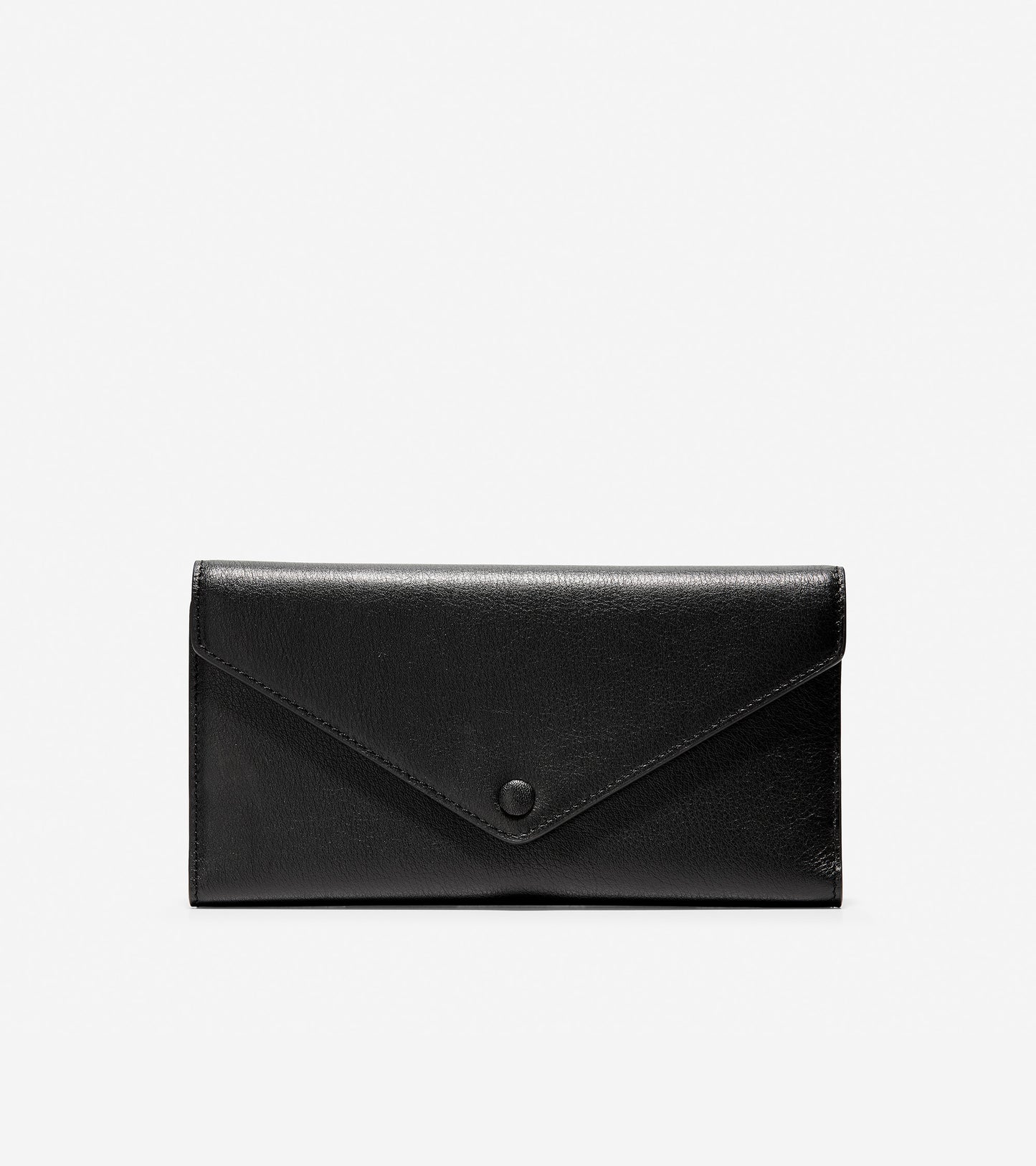 ColeHaan-GRANDSERIES Flap Trifold Envelope Wallet-u04220-Black