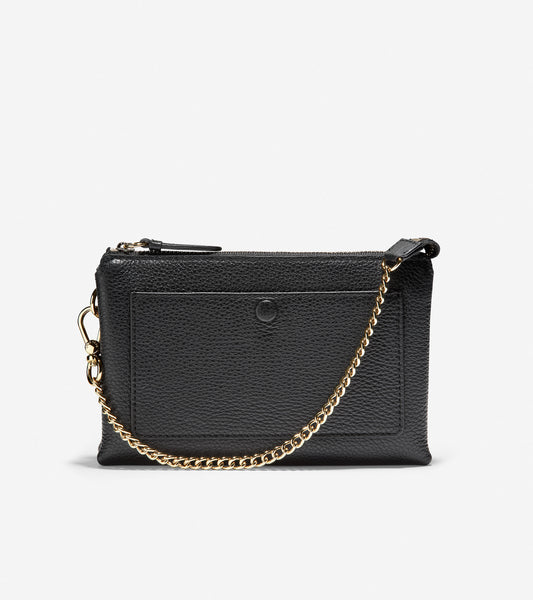 ColeHaan-GRANDSERIES Double Gusset Pouch-u04227-Black