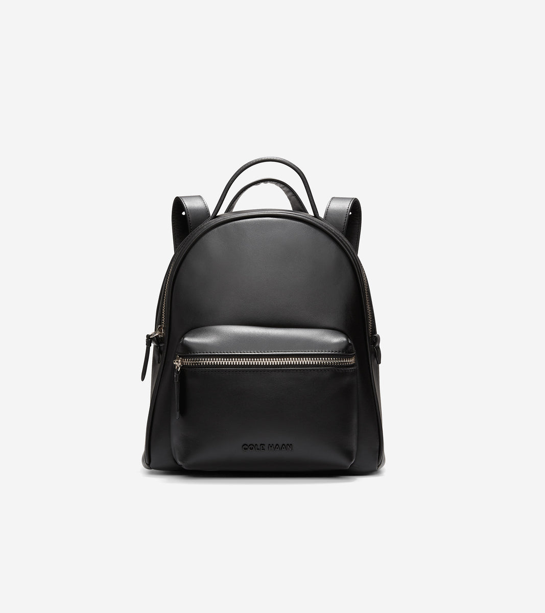 ColeHaan-Grand Ambition Mini Backpack-u04343-Black Leather
