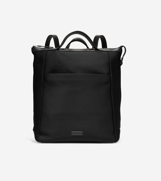 ColeHaan-Grand Ambition Backpack-u04377-Black Neoprene