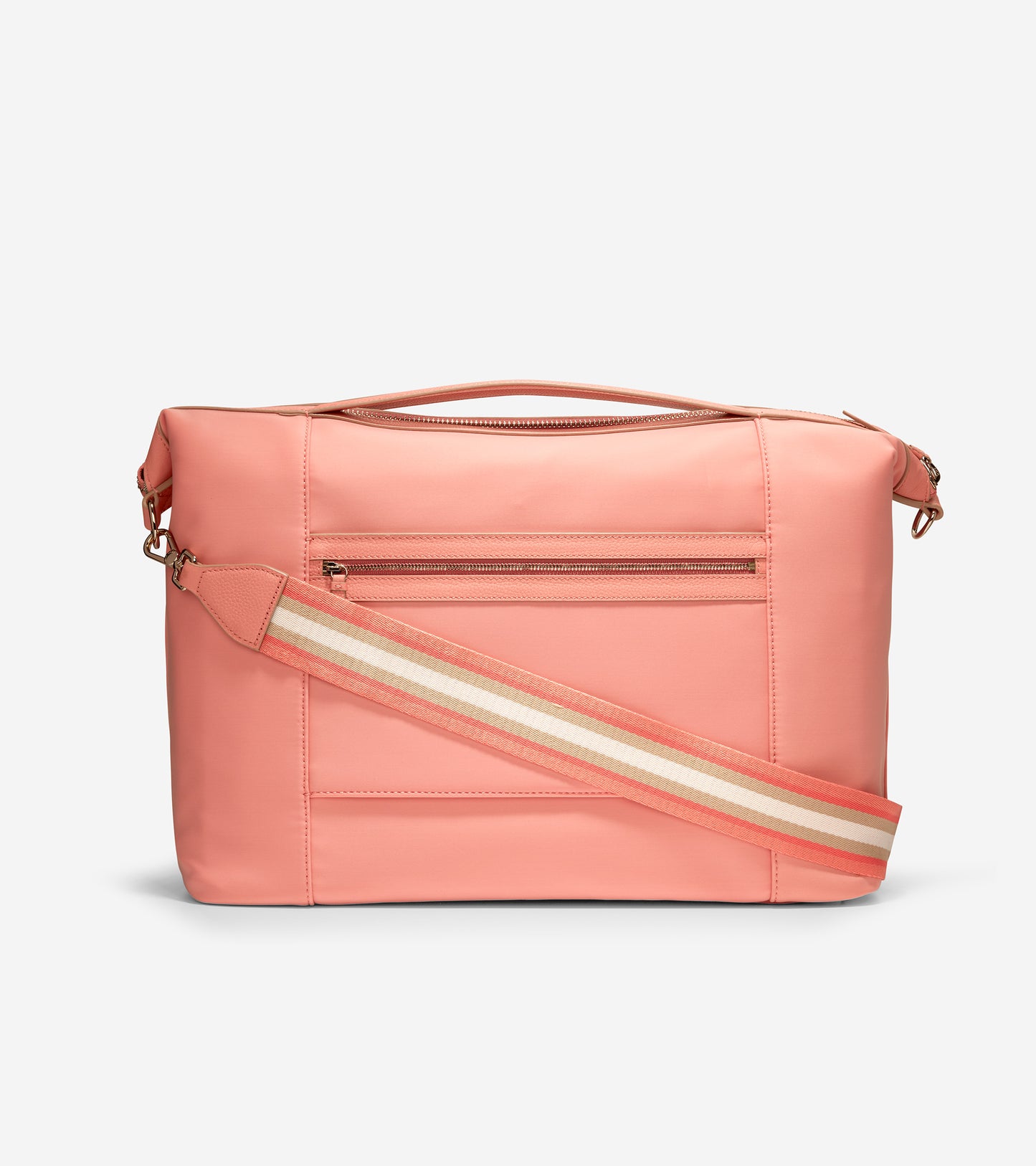 ColeHaan-Grand Ambition Neoprene Weekender Duffle-u04381-Burnt Coral