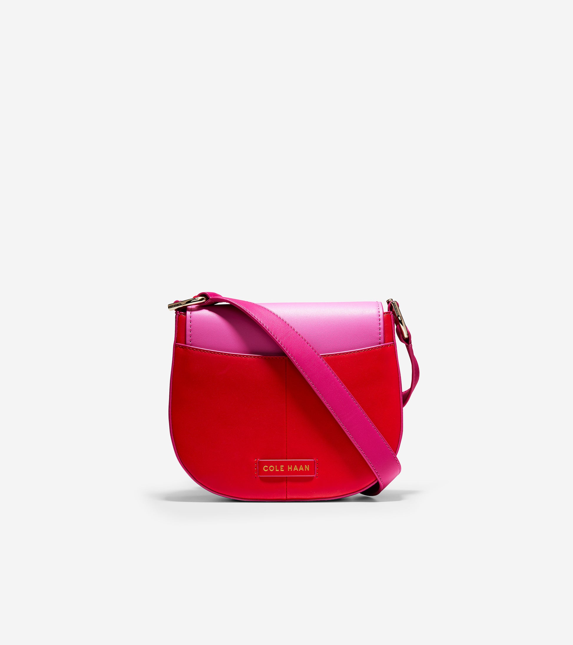 ColeHaan-Grand Ambition Crossbody-u04389-Fuchsia-Red Leather