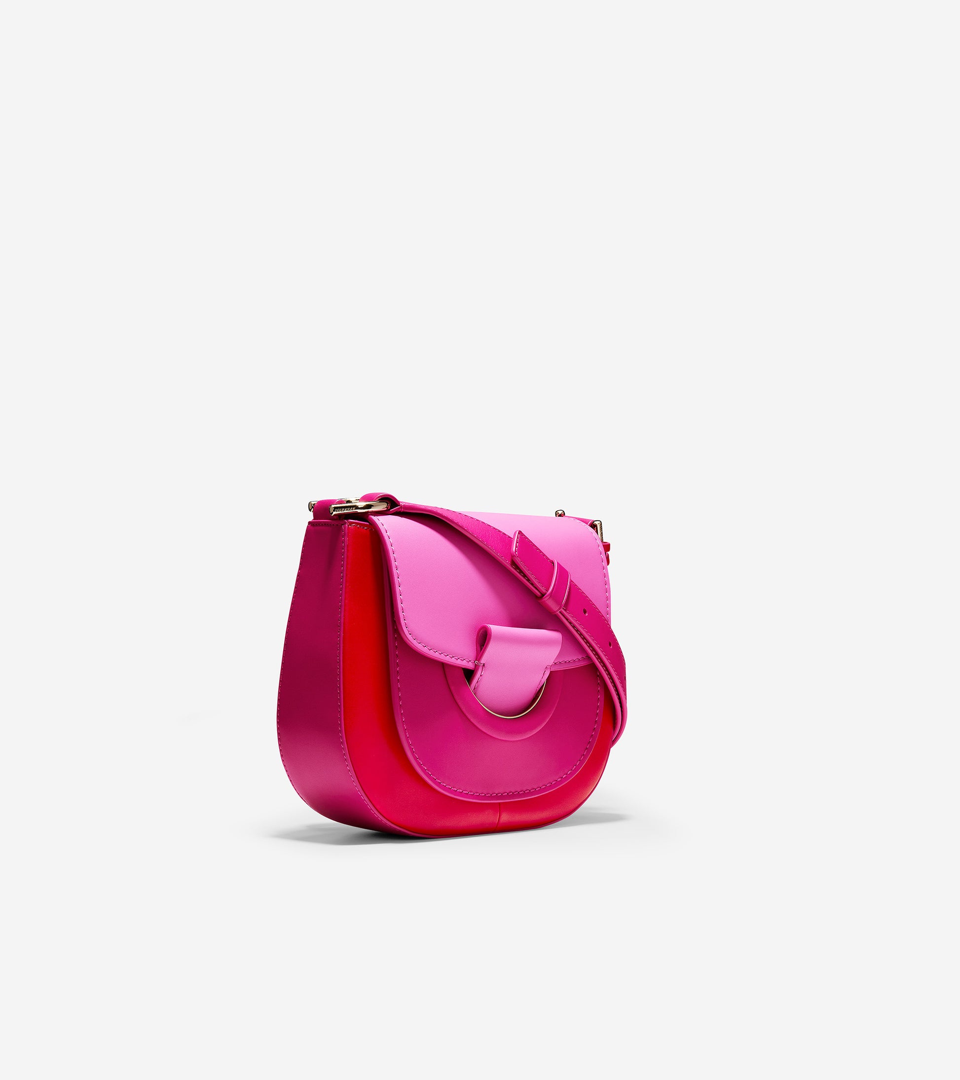 ColeHaan-Grand Ambition Crossbody-u04389-Fuchsia-Red Leather