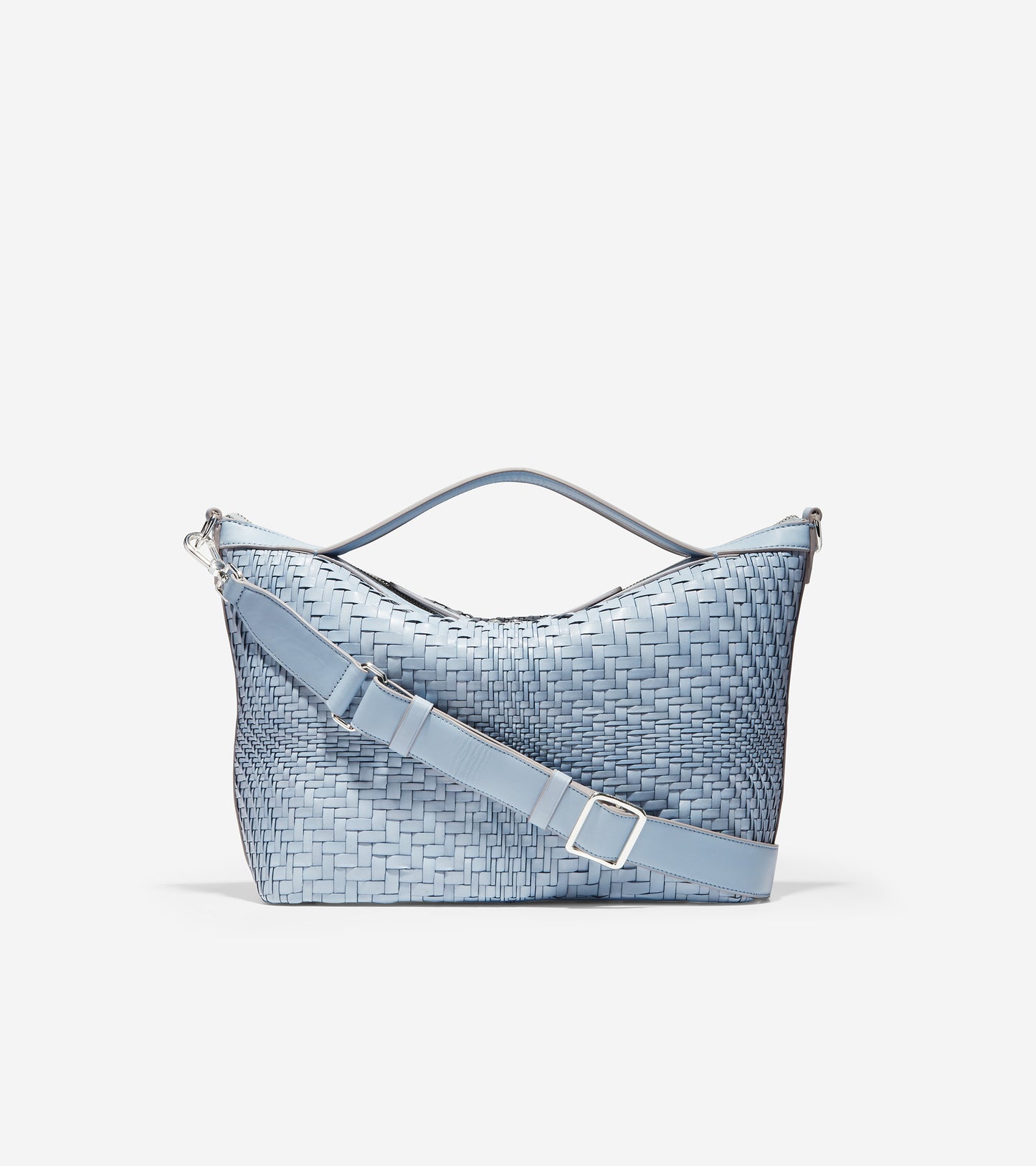 ColeHaan-Grand Ambition Leather Mini Satchel-u04412-Blue Fog