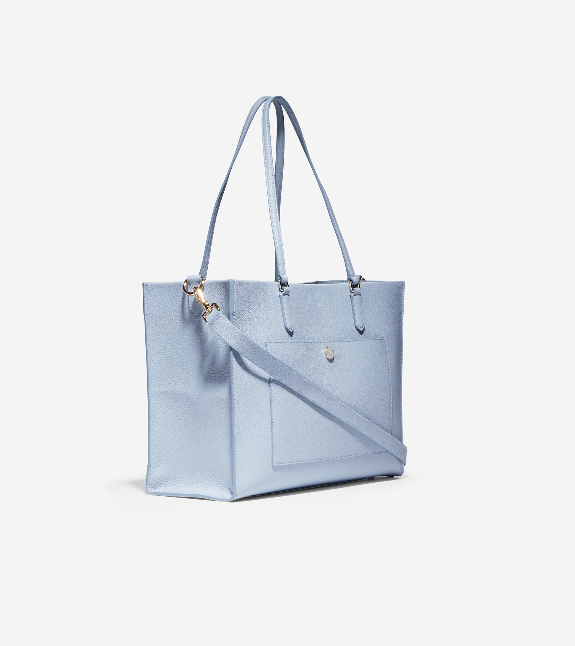 ColeHaan-Grand Ambition Three-In-One Tote Bag-u04431-Blue Fog Leather-Ivory