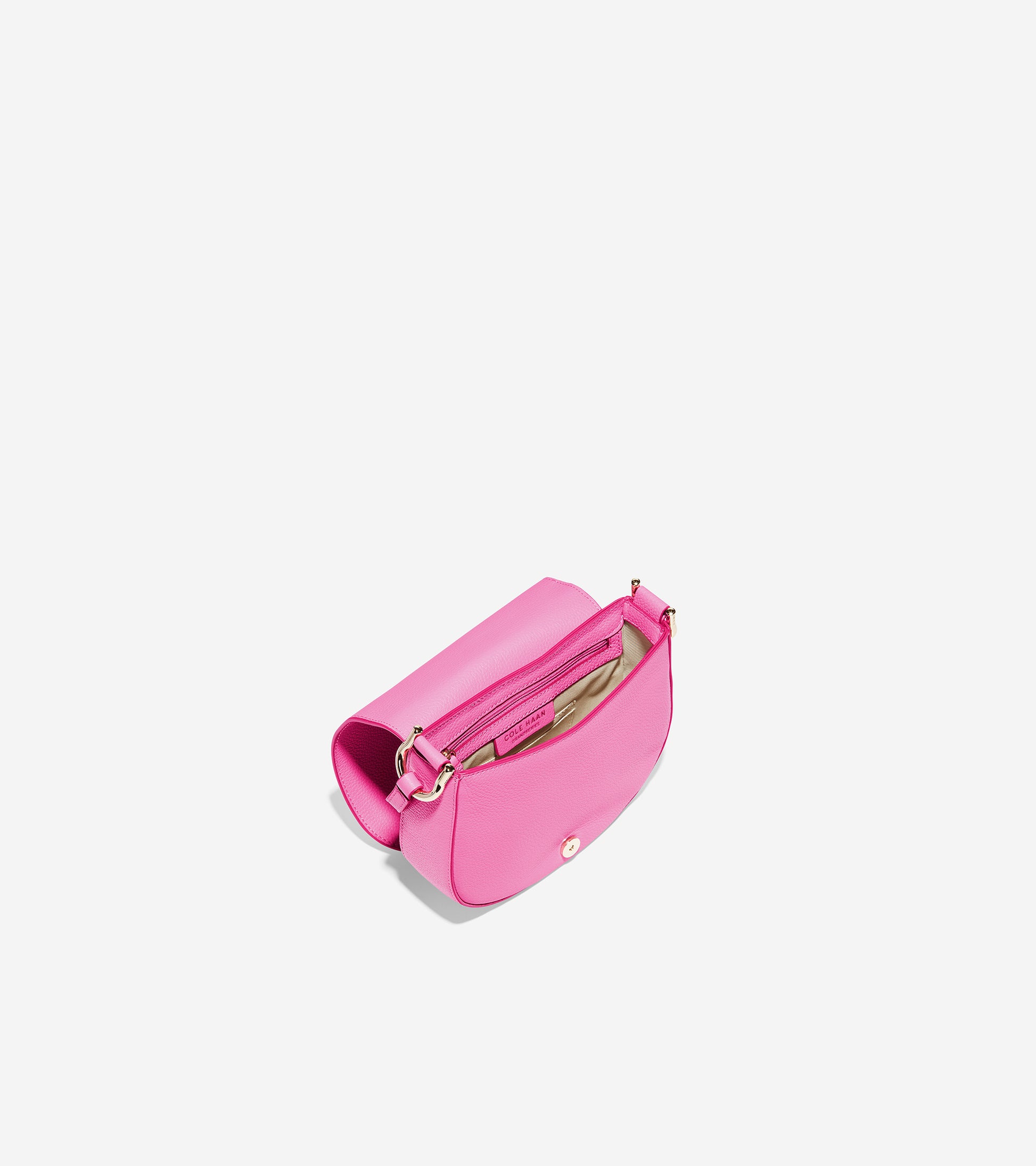 ColeHaan-Leather Crossbody-u04455-Super Pink