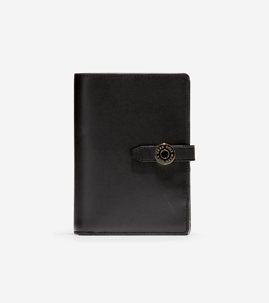 ColeHaan-GRANDSERIES Passport Wallet-u04468-Black Leather