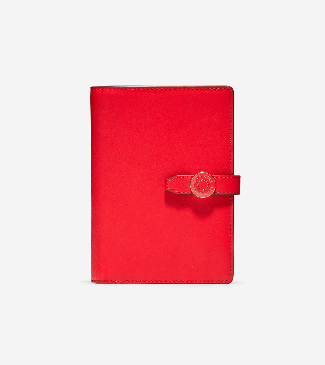 ColeHaan-GRANDSERIES Passport Wallet-u04470-Flame Scarlet Leather