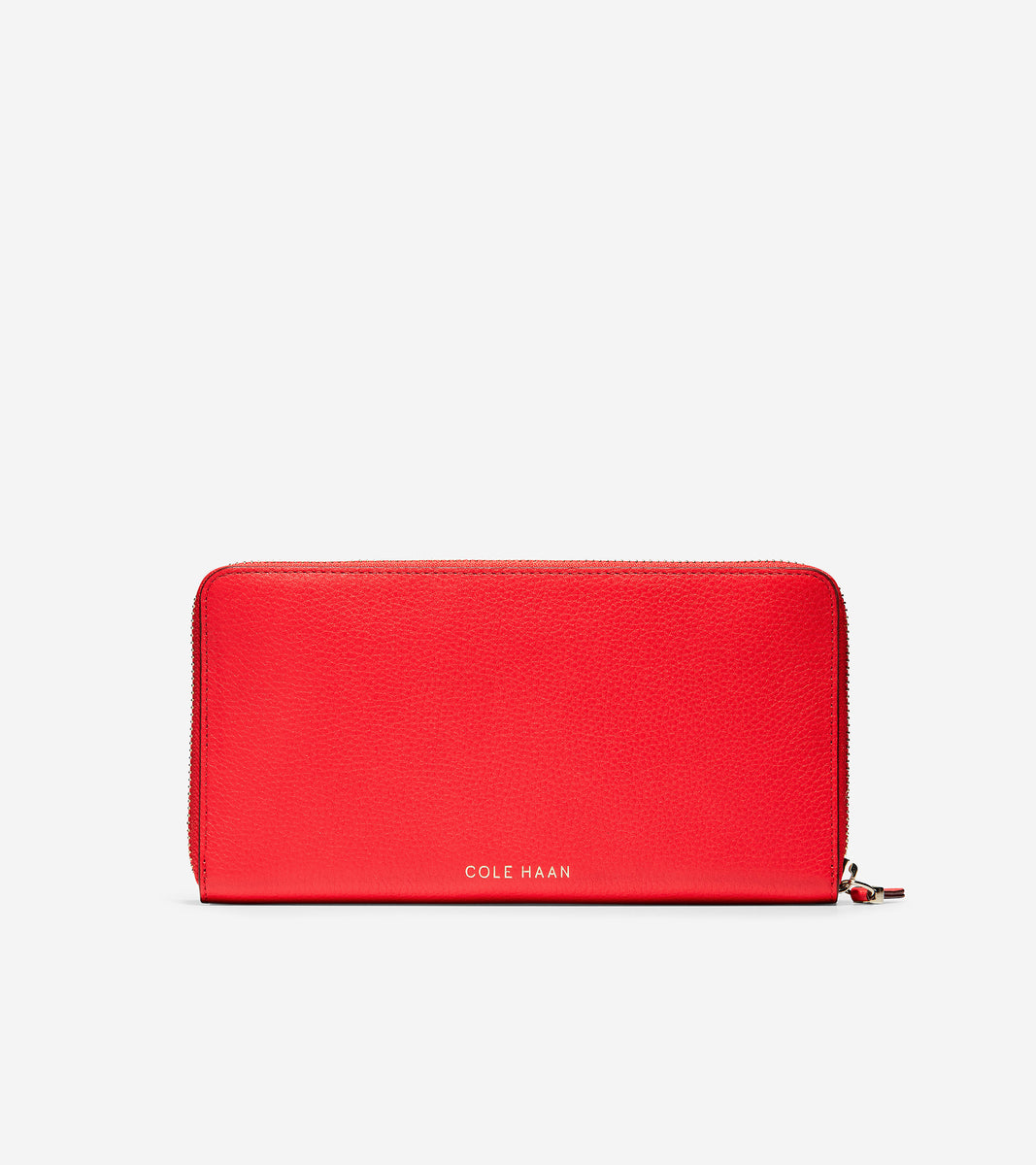 ColeHaan-GRANDSERIES Travel Wallet-u04471-Flame Scarlet Leather