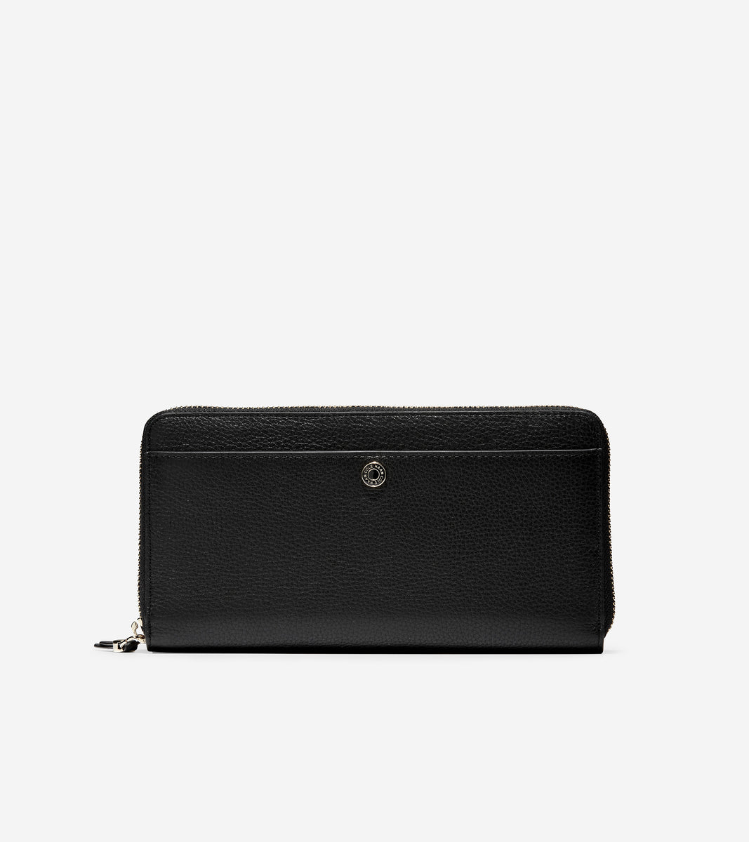 ColeHaan-GRANDSERIES Travel Wallet-u04472-Black Leather