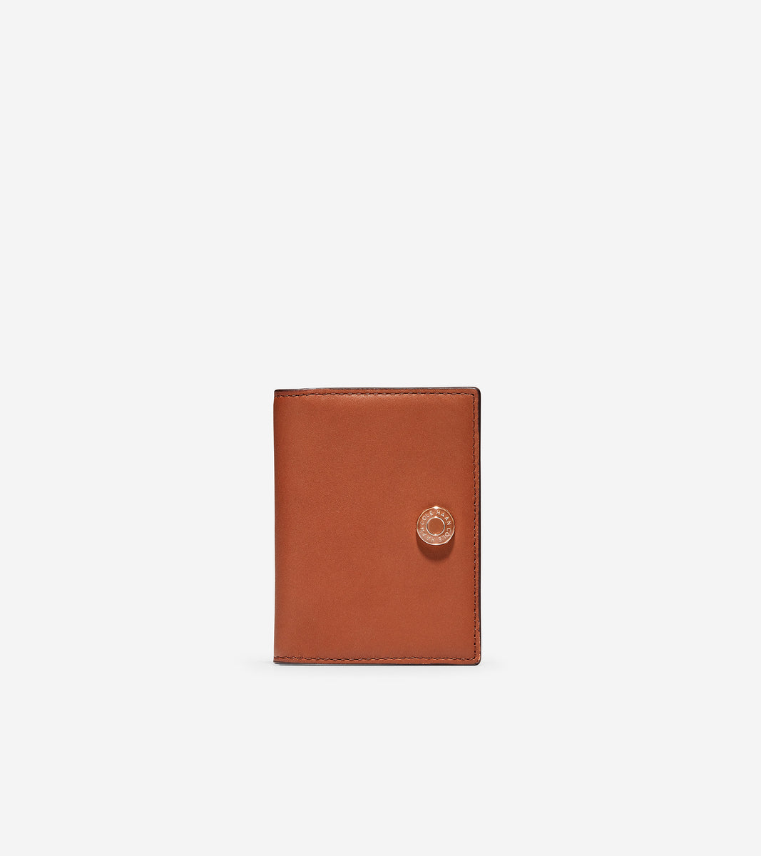 ColeHaan-GRANDSERIES Card Case-u04475-British Tan Leather
