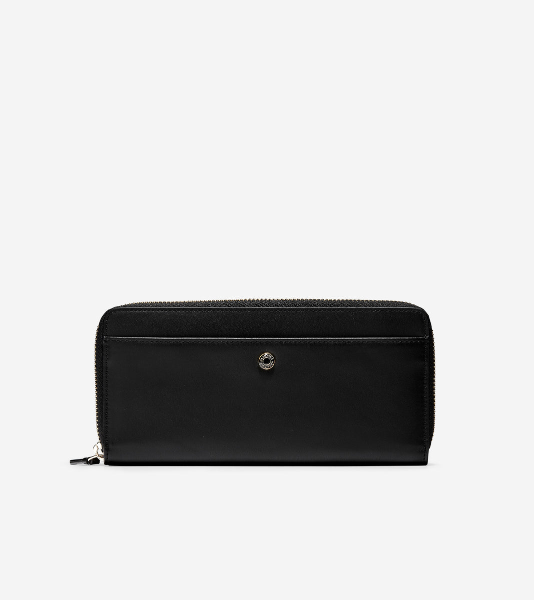 ColeHaan-GRANDSERIES Continental Wallet-u04488-Black Leather