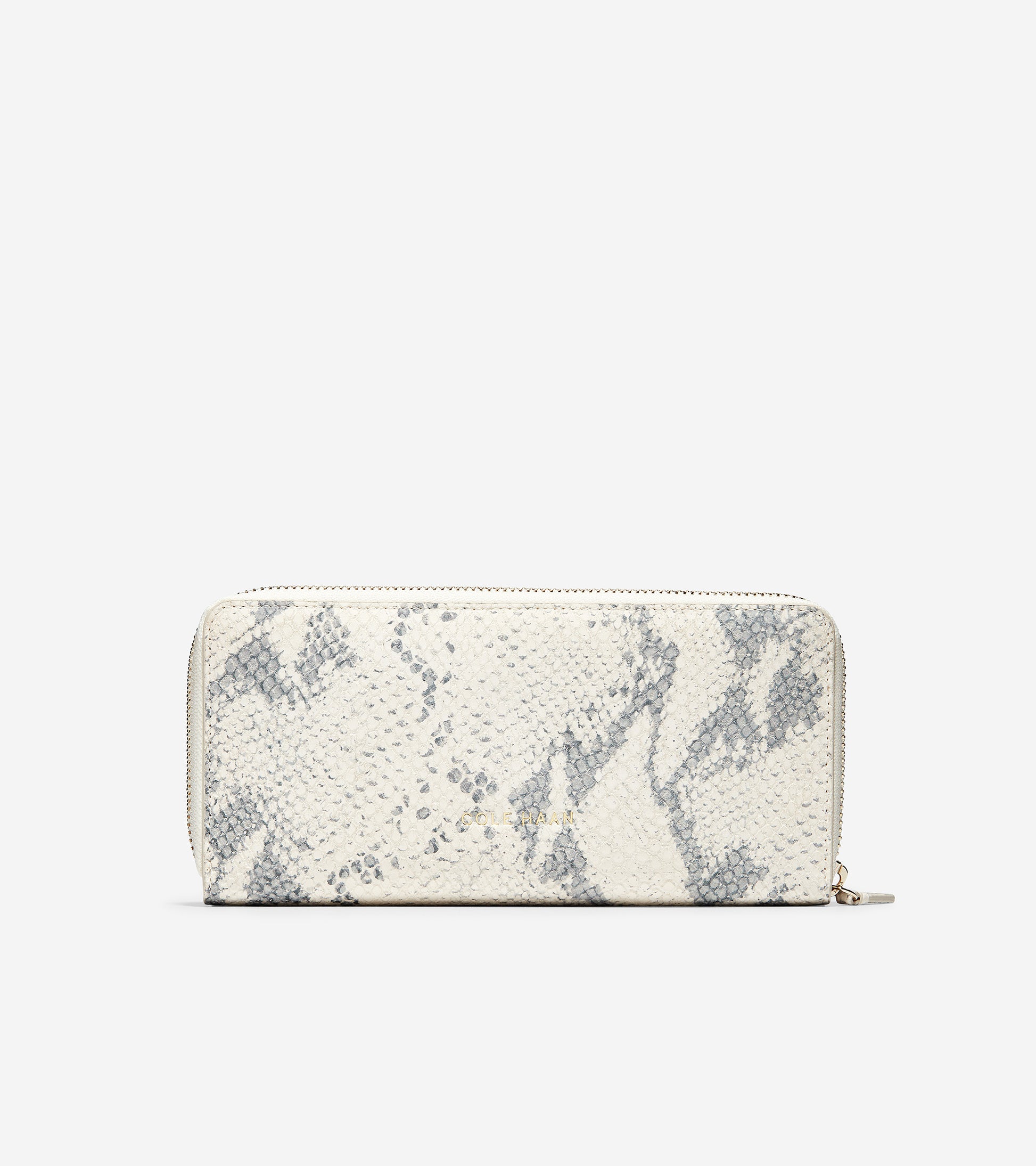 ColeHaan-GRANDSERIES Continental Wallet-u04491-Ivory Roccia Leather