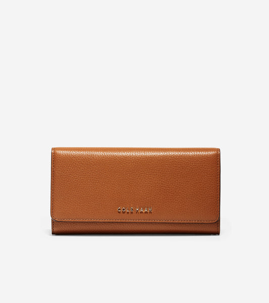 ColeHaan-GRANDSERIES Flap Continental Wallet-u04511-British Tan
