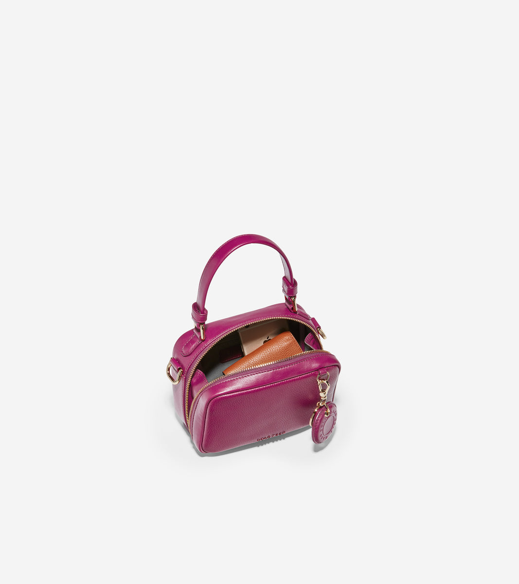 ColeHaan-Mini Boston Bag-u04566-Berry