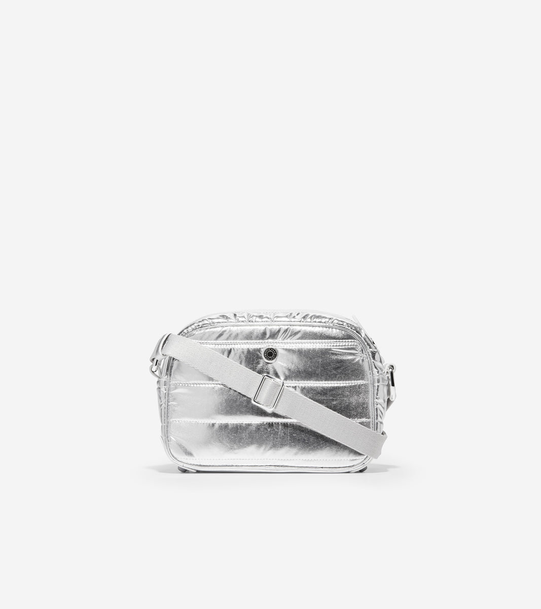 ColeHaan-Quilted Nylon Crossbody-u04782-Silver
