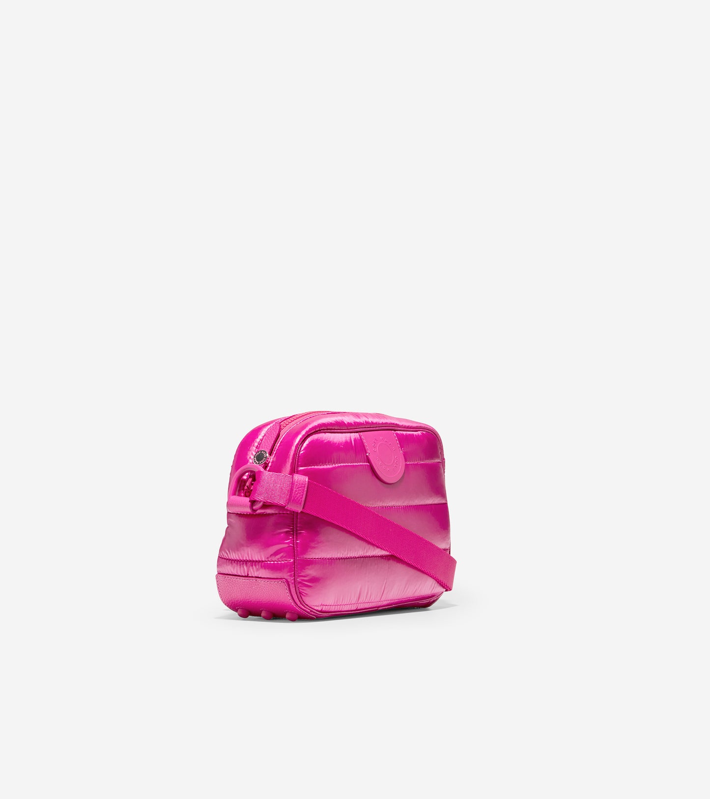 ColeHaan-Quilted Nylon Crossbody-u04785-Fuchsia