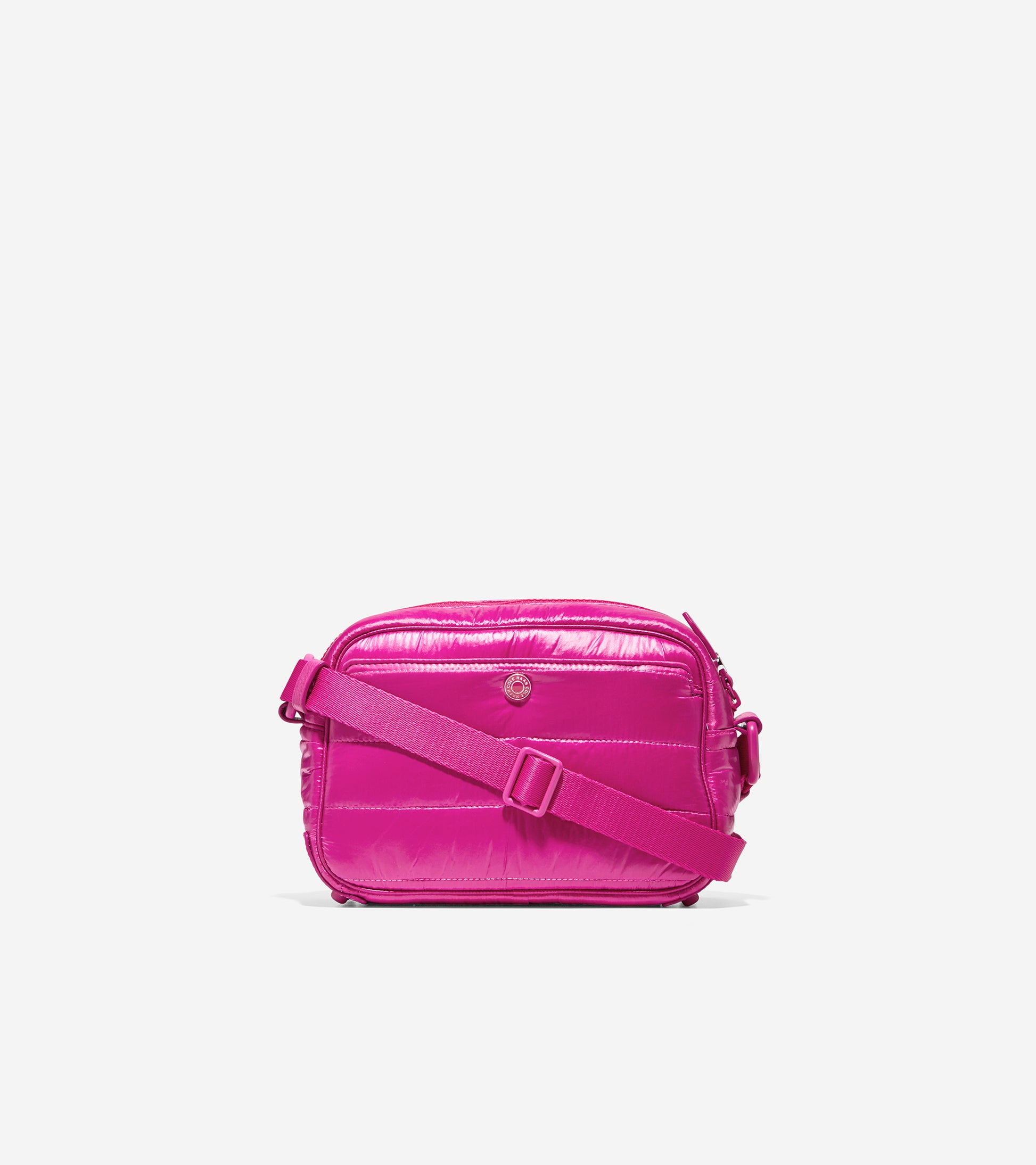 ColeHaan-Quilted Nylon Crossbody-u04785-Fuchsia