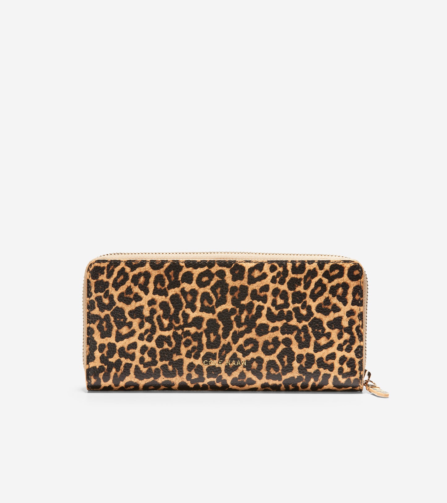 ColeHaan-Zip Around Continental Wallet-u05000-Leopard Print