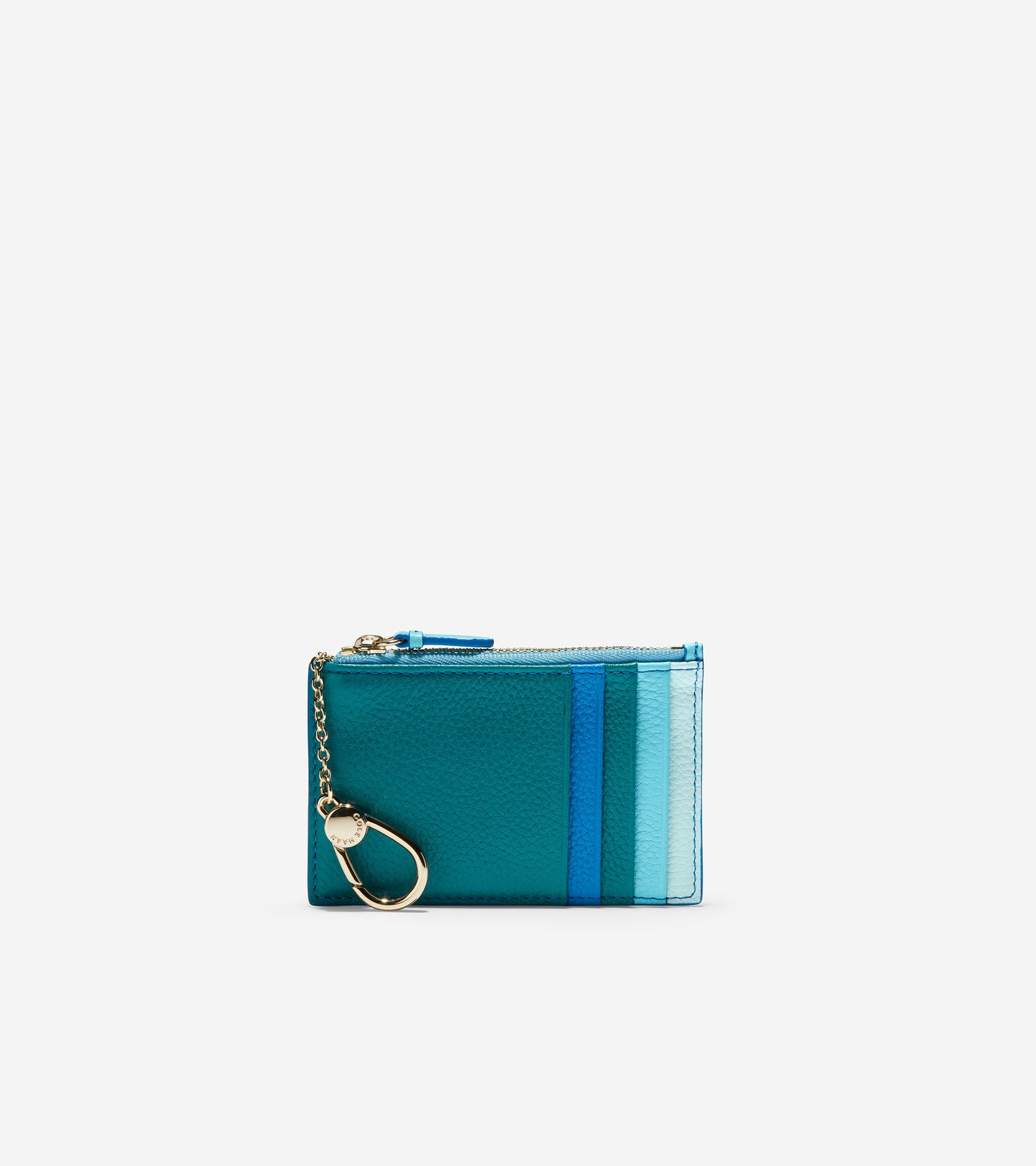 ColeHaan-Card Case with Zip-u05448-Directoire Blue